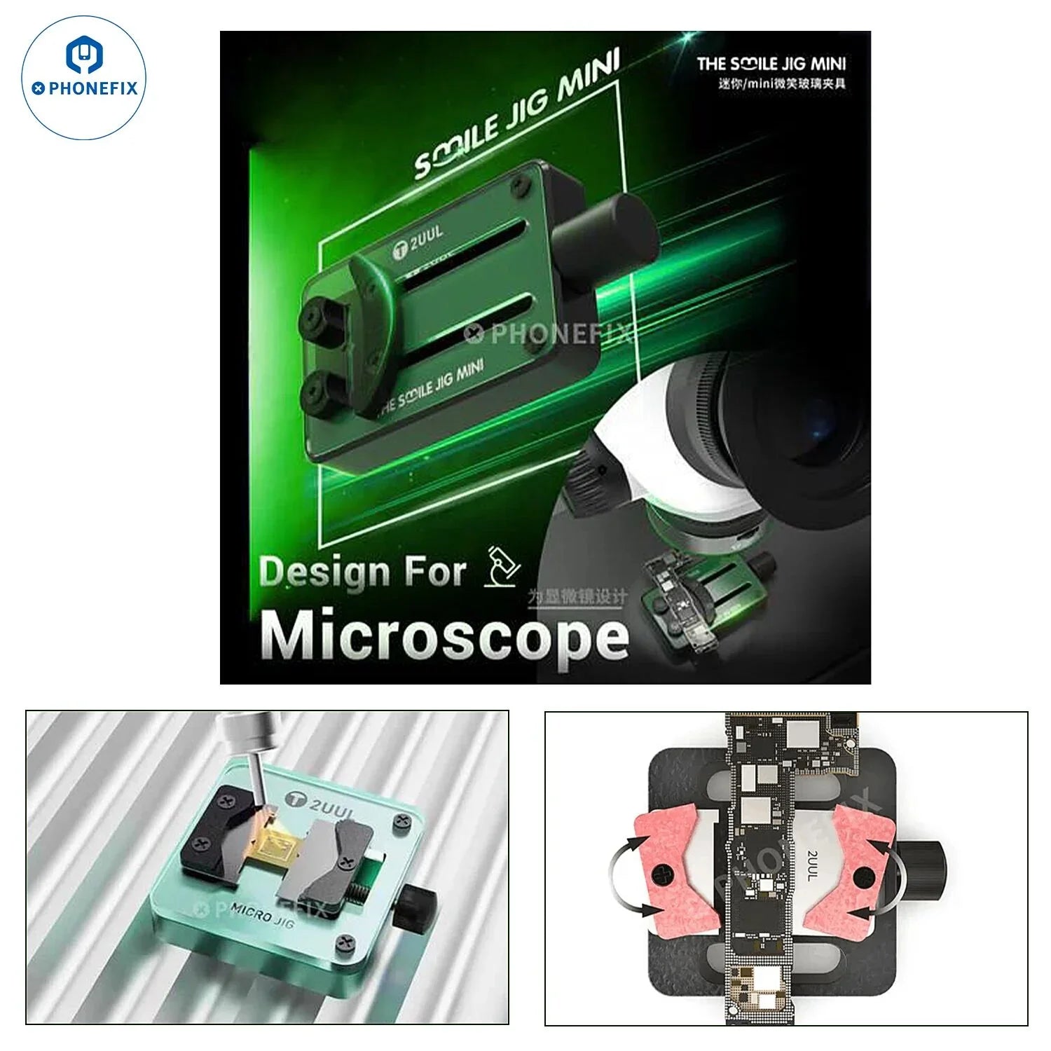 2UUL Mini Chip Jig Universal Phone Board Holder Fixture Repair Tool - CHINA PHONEFIX SHOP Team