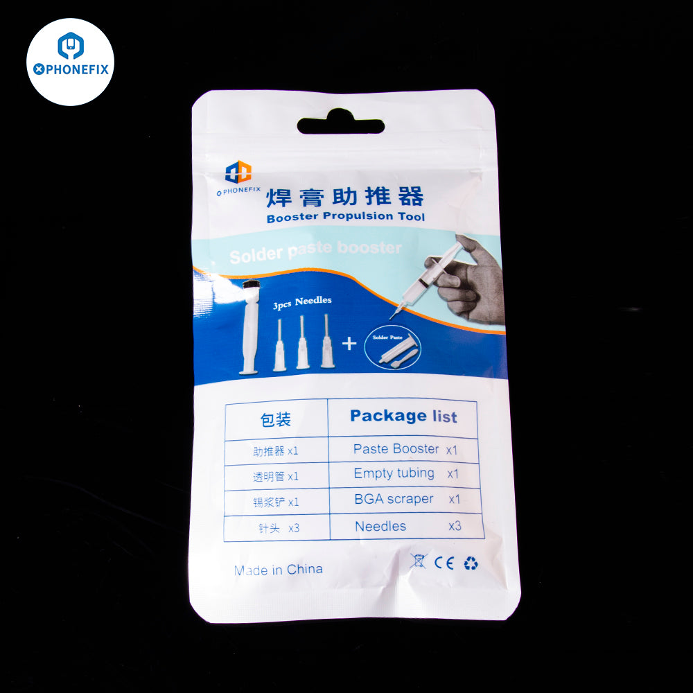 Metal Durable Flux Dispenser Plunger with 3pcs Needles