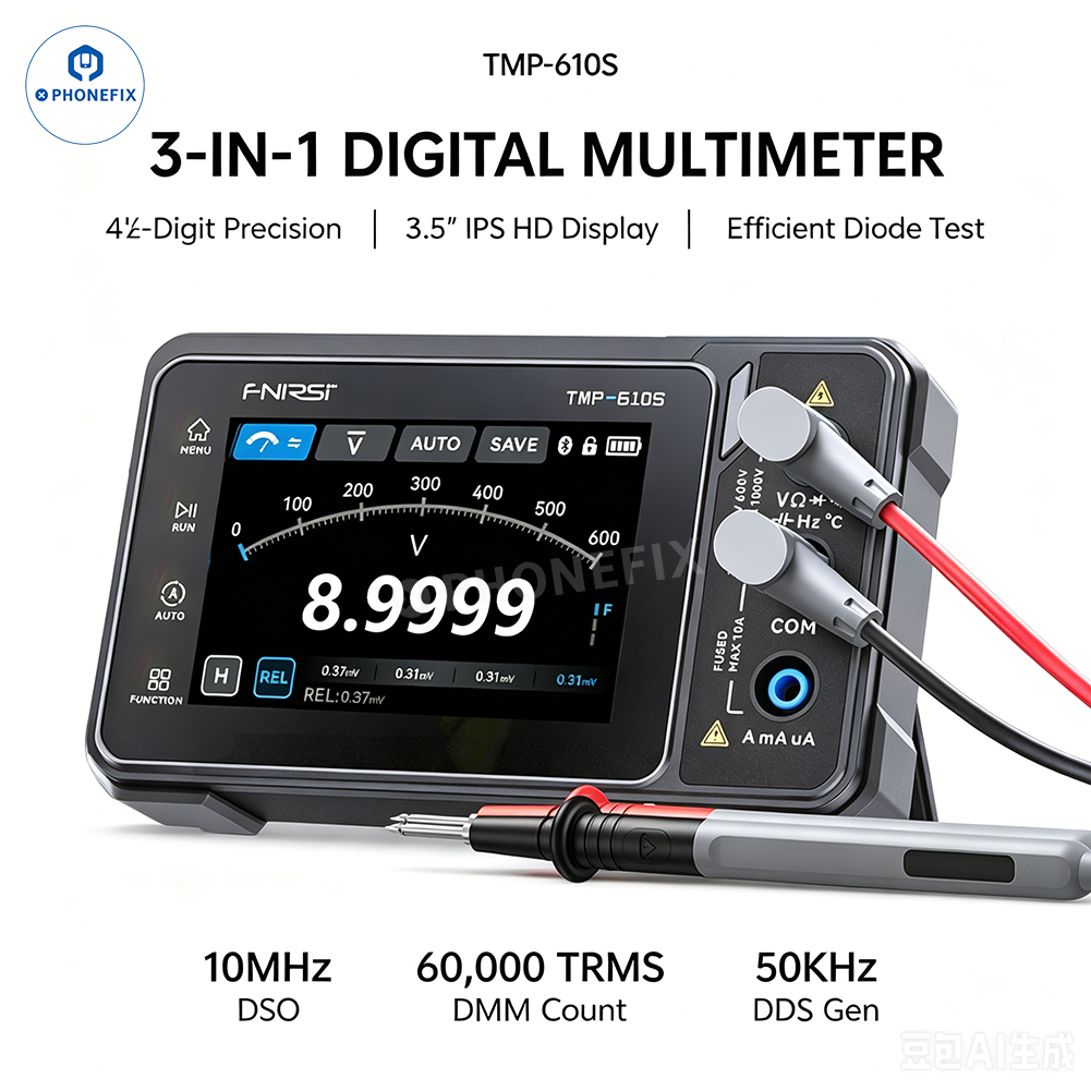 TMP-600 TMP-610S Digital Multimeter Oscilloscope Signal Generator - CHINA PHONEFIX SHOP Team