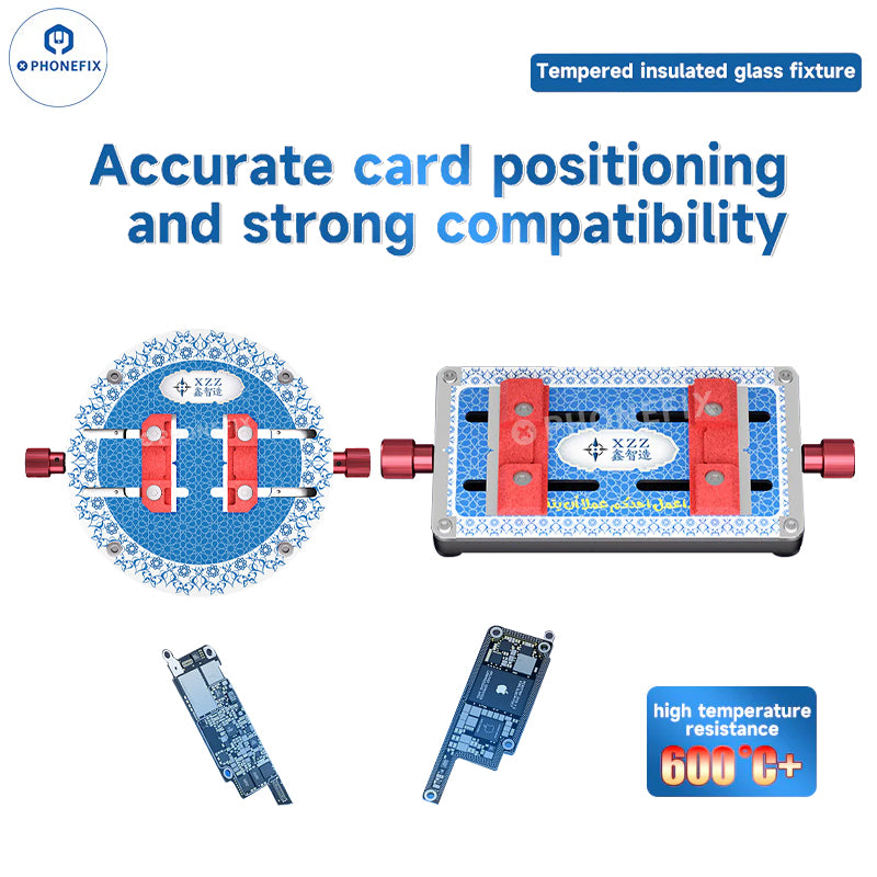 XZZ GL-01 GL-02 Heat Resistant Glass Fixture Phone PCB IC Clamp