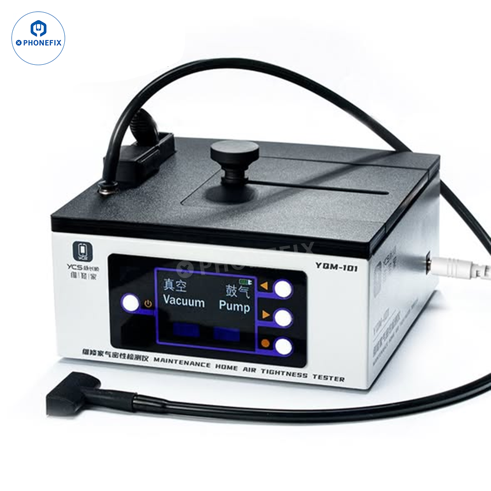 YCS YQM-101 Air Tightness Tester for Mobile Phone Tablet Repair - CHINA PHONEFIX SHOP Team