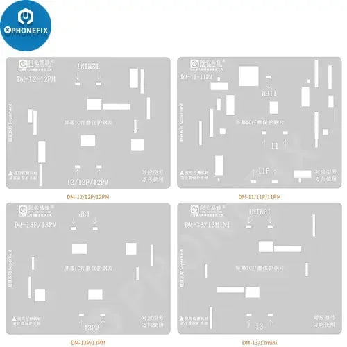 Amaoe Screen Cable IC Protection Stencil For iPhone 11-13
