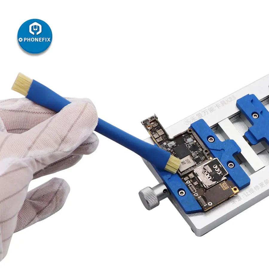 Anti-Static Brush Double Head Insulation Hard Brush Cleaning Tool - CHINA PHONEFIX