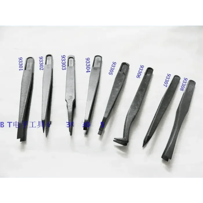 Anti-static Carbon Fiber Tweezers Kit Craft Pick Tool for PCB Repair - CHINA PHONEFIX