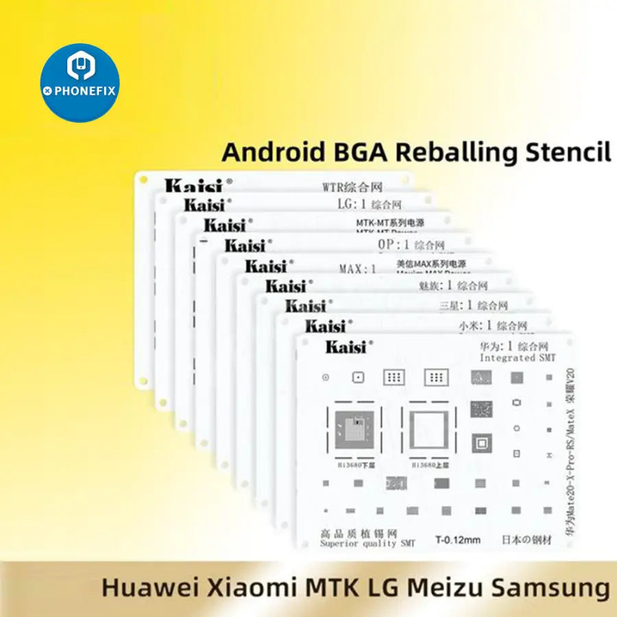 BGA Reballing Stencil Kit Set For Samsung HUAWEI XIAOMI OPPO
