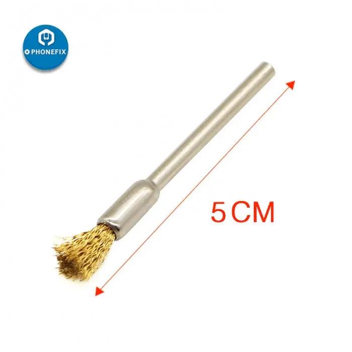 Brass Wire Copper Brush Rotary Copper Wire PCB Board Polishing Tool - CHINA PHONEFIX