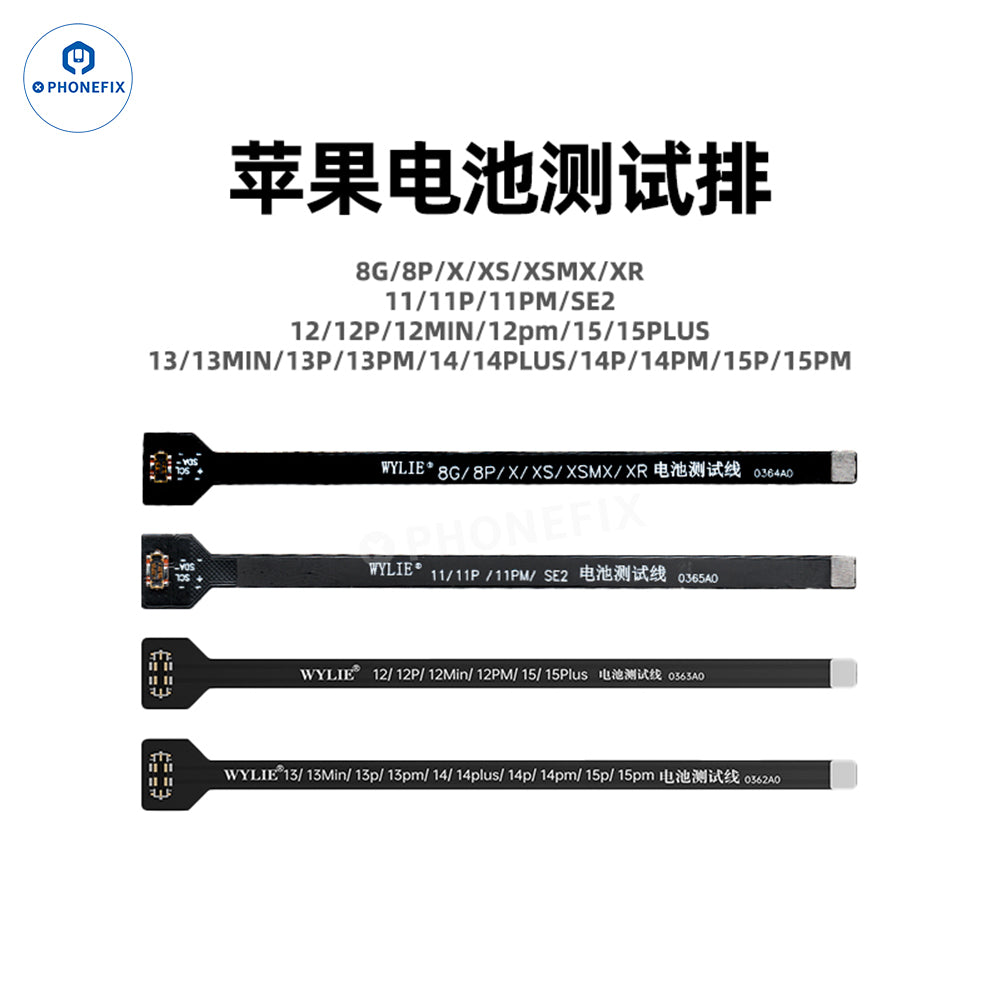 WYLIE Battery Extension Test Flex Cable for iPhone 8-17 Pro Max