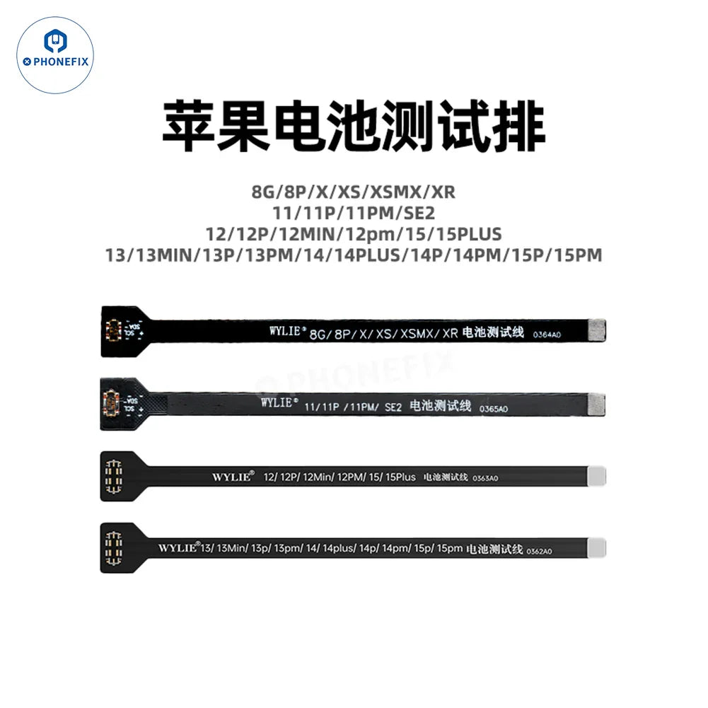 WYLIE Battery Extension Test Flex Cable for iPhone 8-17 Pro Max