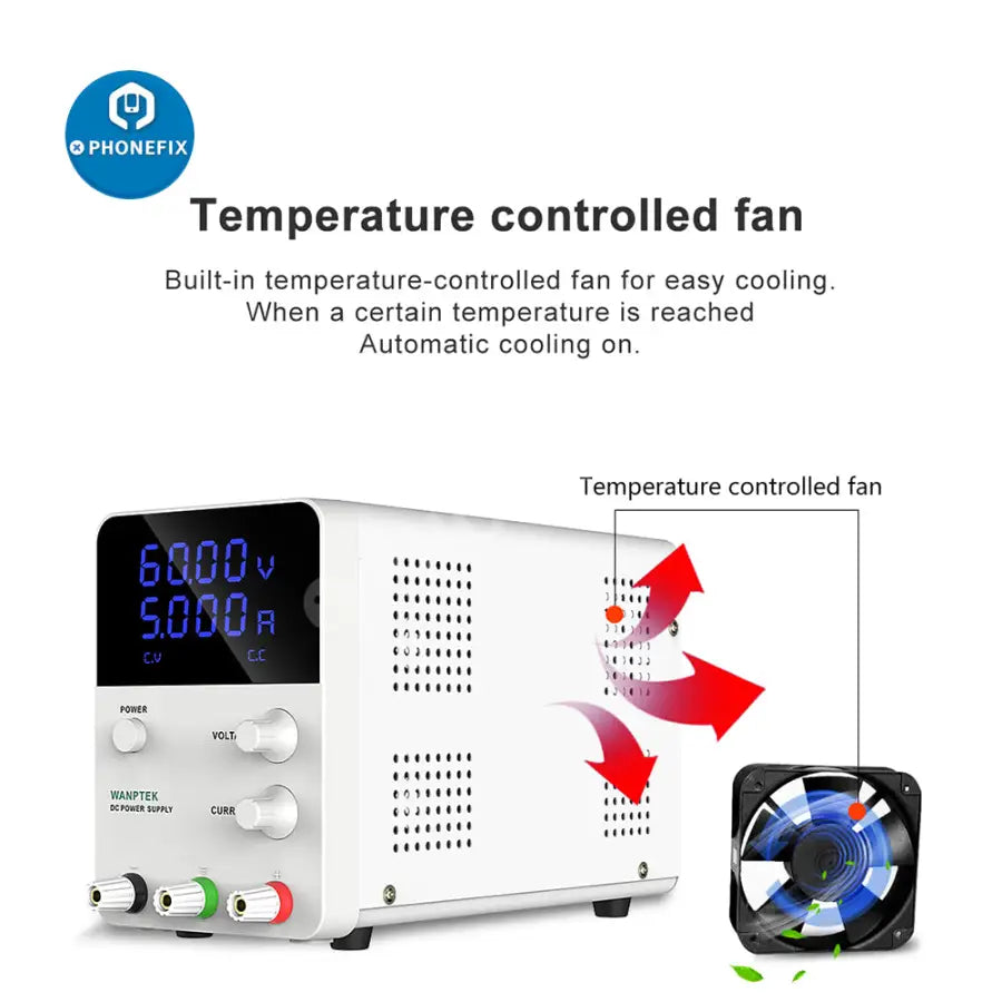 DC Power Supply Adjustable Voltage Laboratory Regulator