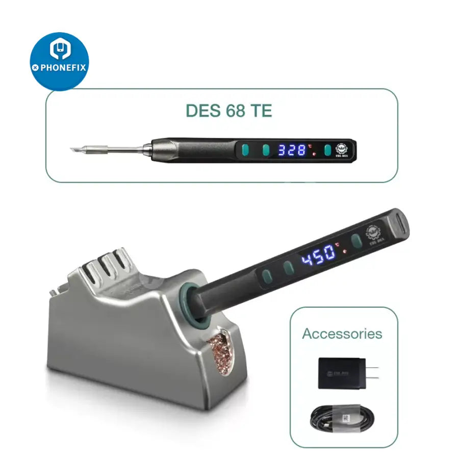 DES 68 TE TF TH Mini Nano Soldering Station Digital Welding