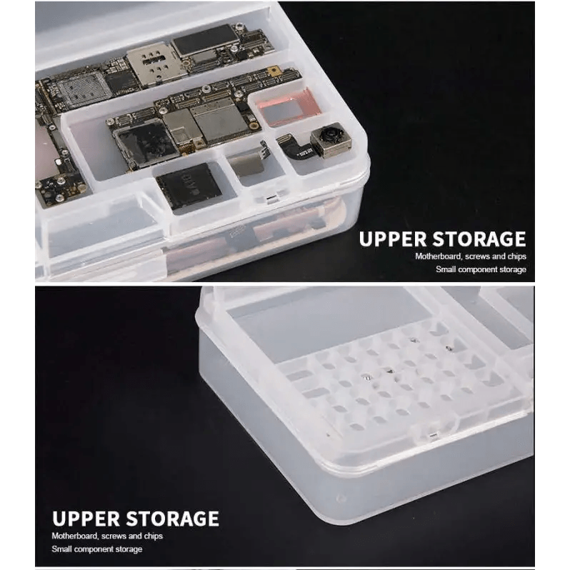 Double-layer PVC Component Storage Box for Phone IC Repair Parts - CHINA PHONEFIX