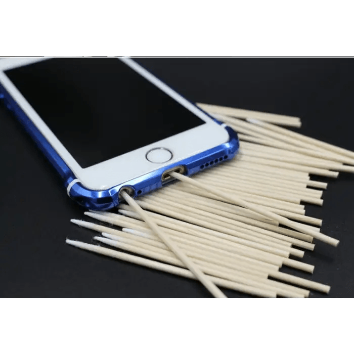 Dustless Wood Cotton Swab Clean Sticks for Cleaning Small Gap in Phone - CHINA PHONEFIX