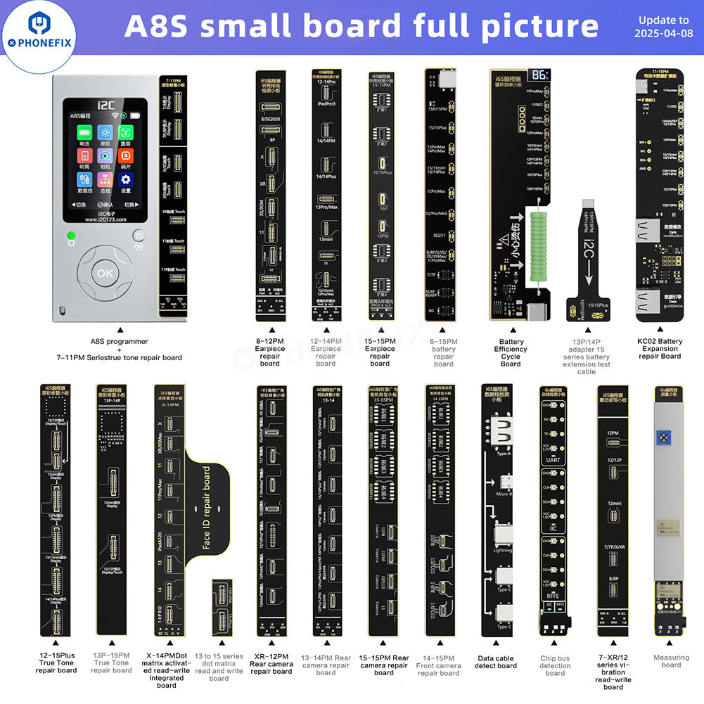 i2C i6S A8S Programmer For iPhone Screen True Tone Face ID Repair