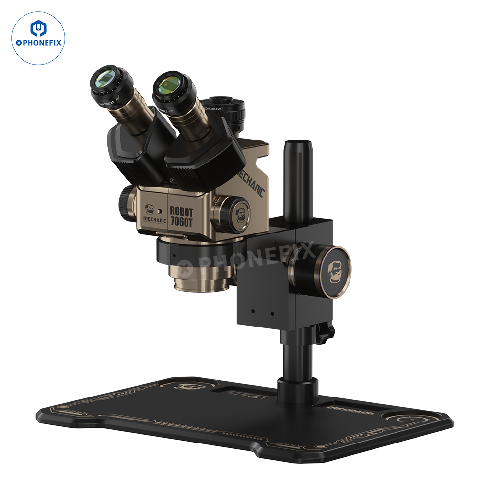 MECHANIC ROBOT 7060T 7-60X Trinocular Zoom Microscope