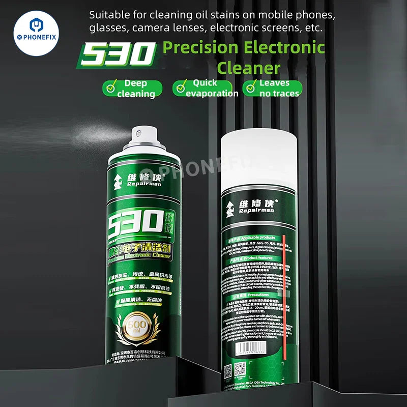 Repairman 530 Electronic Cleaner PCB LCD Camera Cleaning - CHINA PHONEFIX SHOP Team