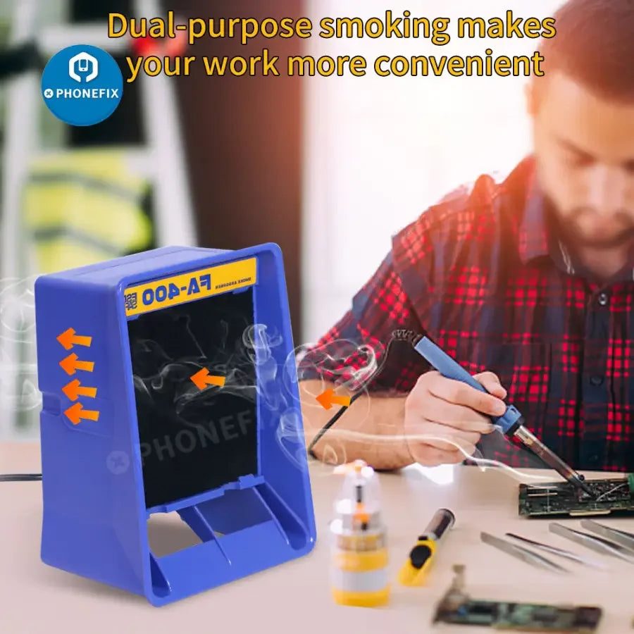 FA-400 Fume Extractor With 10 Pcs Free Activated Carbon