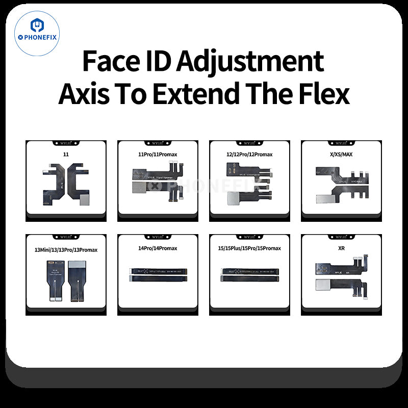 WYLIE Dot Matrix Extension Flex Cable iPhone Face ID Test Alignment Repair
