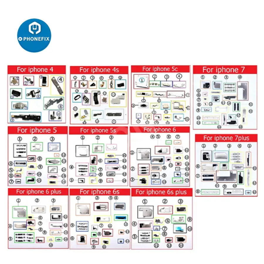 For iPhone 6-13 Pro Max Inner Small Parts Iron Metal Bracket
