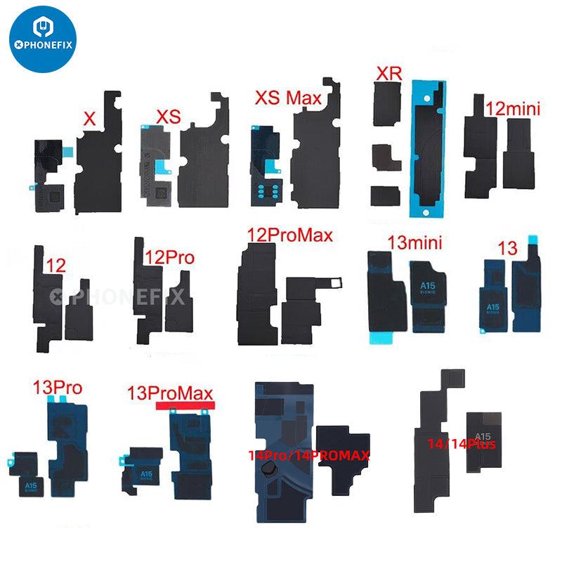 For iPhone X-14 Pro Max Motherboard Heat Sink Sticker Black - CHINA PHONEFIX