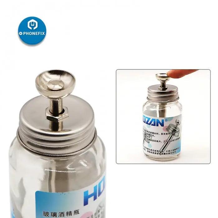 Glass Liquid Alcohol Bottle Cleaner Bottle for Phone Repair Tool - CHINA PHONEFIX