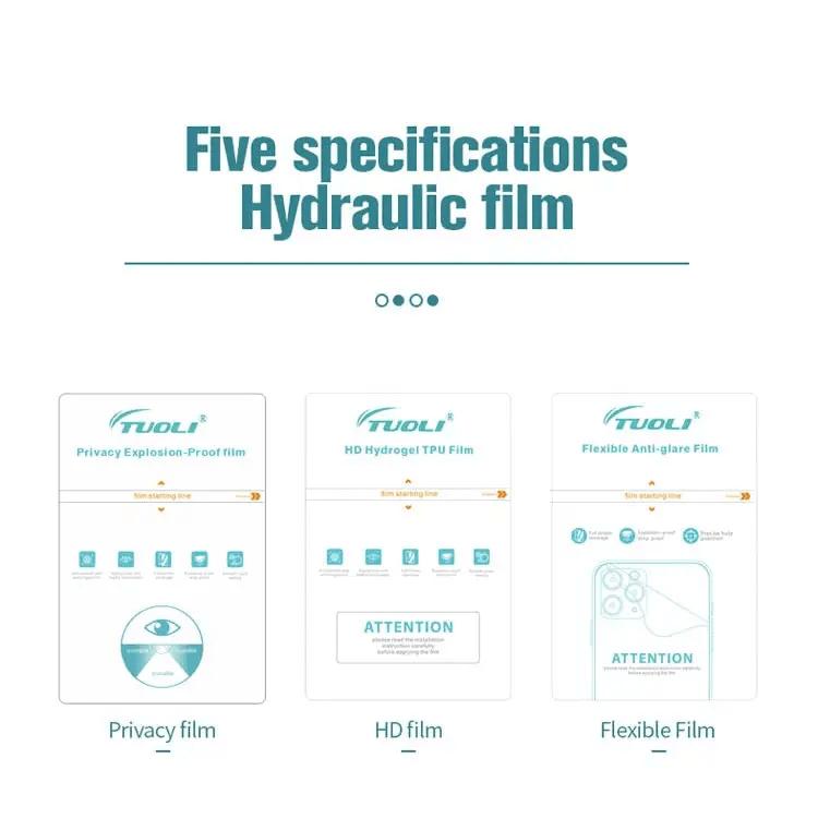 HD Hydraulic Film Phone Screen Protector Film For TL-168 Film Cutting Machine - CHINA PHONEFIX