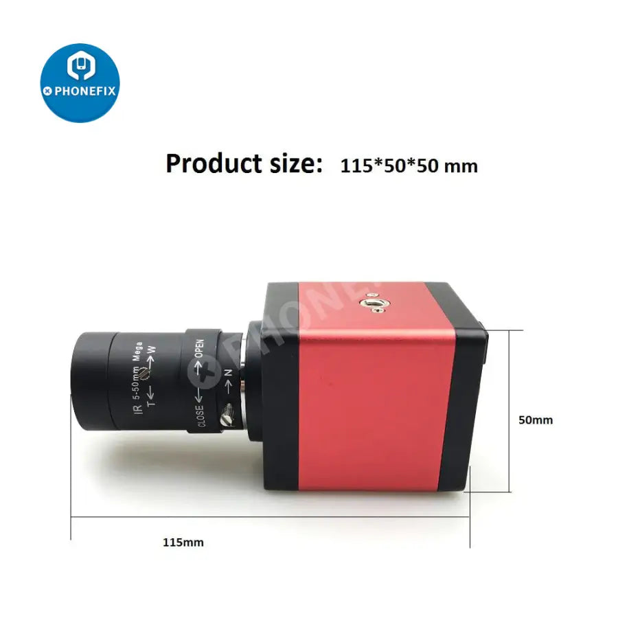 HDMI VGA 1080P 2.0MP Camera 5-50MM Lens Industry Live