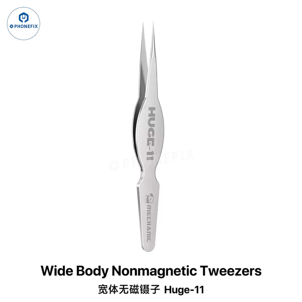 Wide Body Grip Tweezers Ultra-fine Pointed Tip for Mobile Phone Repair - CHINA PHONEFIX SHOP Team