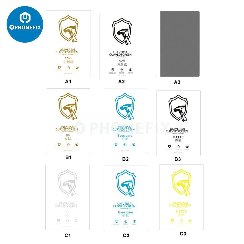 Hydrogel film Phone Tablet Screen protector for Universal cutting machine - CHINA PHONEFIX