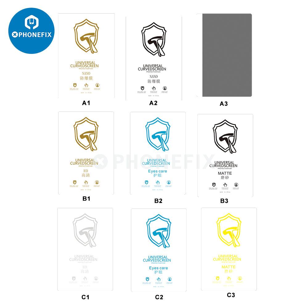 Hydrogel film Phone Tablet Screen protector for Universal cutting machine - CHINA PHONEFIX