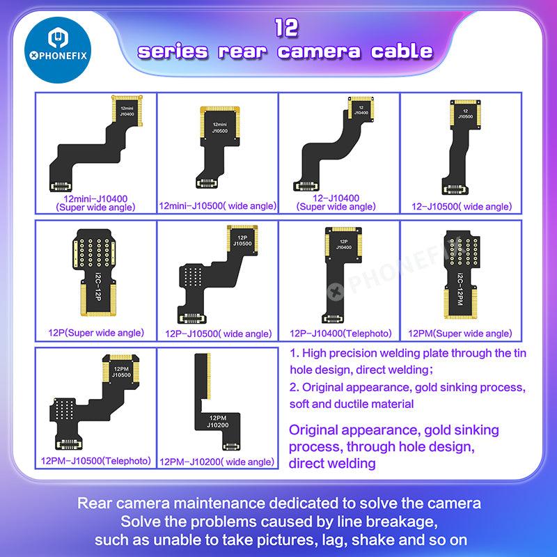 i2C Wide Angle Telephoto Rear Camera Cable For iPhone X-12 Pro Max - CHINA PHONEFIX