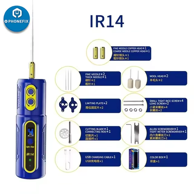 Mechanic IR18 Electric OCA Glue Remover With LED Dust Lamp