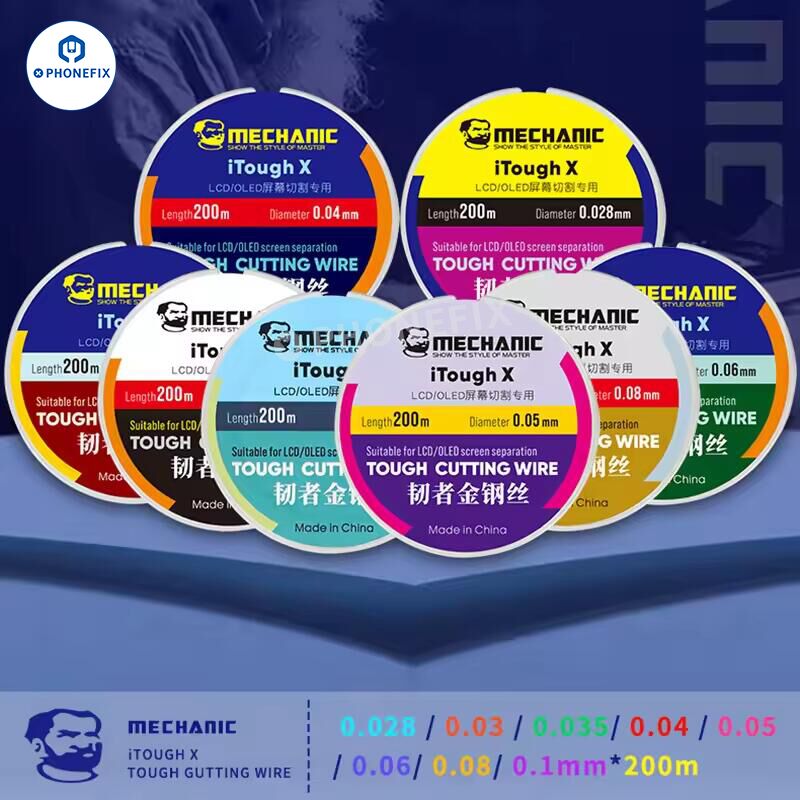 Mechanic iTough X Tough Superfine Cutting Wire For LCD OLED Screen