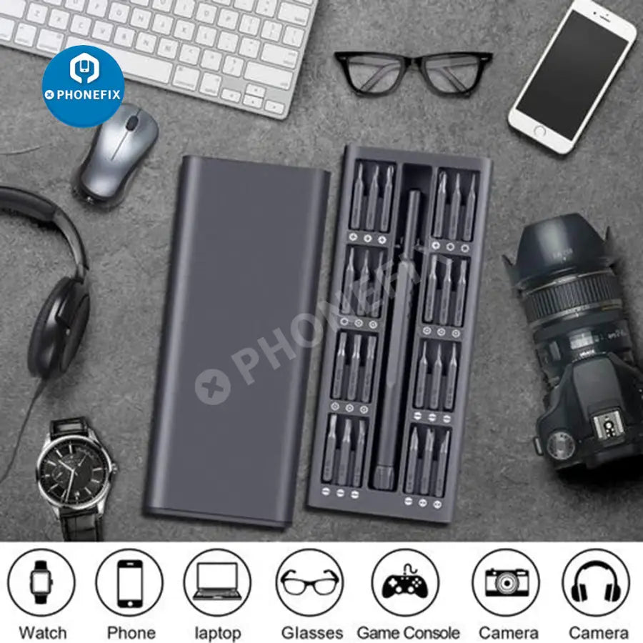 JM-8182 49 In 1 Aluminum Alloy Screwdriver Set With S2 Steel