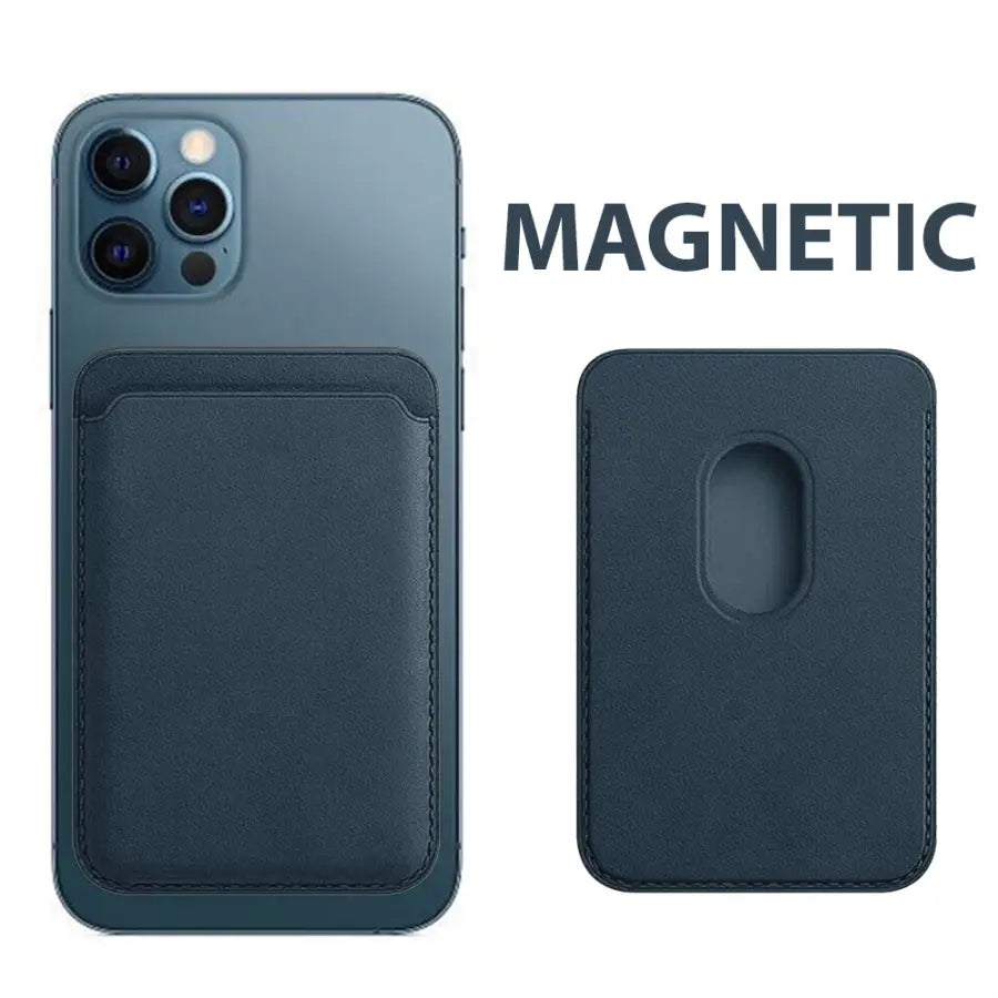 Leather Magnetic Card Wallet Holder for iPhone 12 Series -