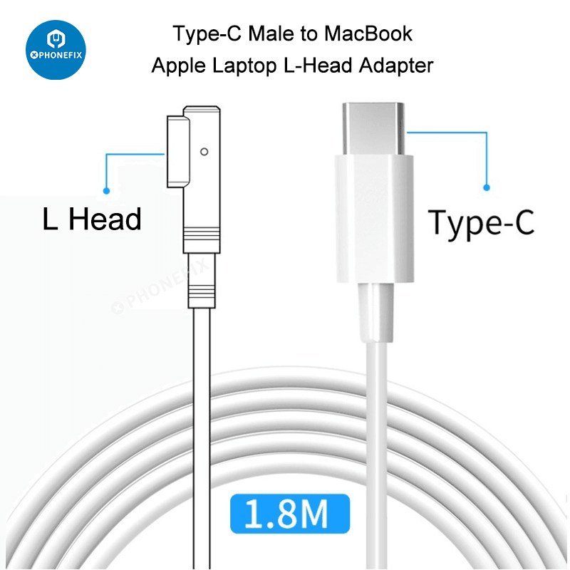 MagSafe L-Style Connector DC Power Cable For Apple MacBook