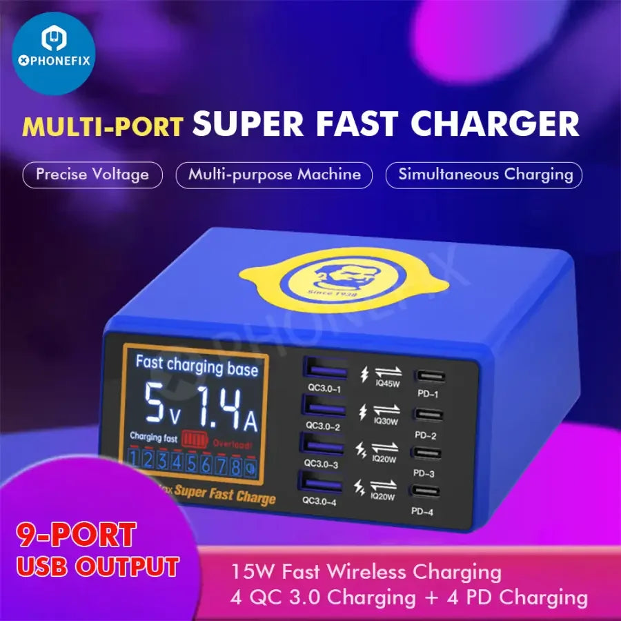 MECHANIC iCharge 8 Max Wireless USB Quick Charger - iCharge
