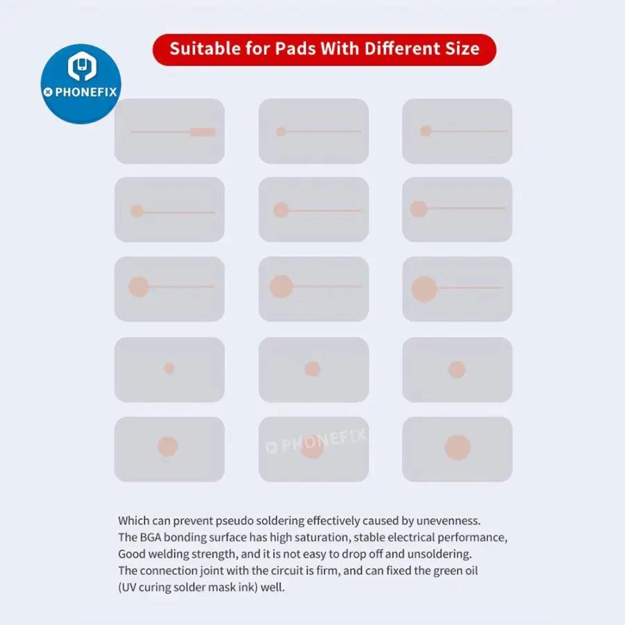 Mechanic Rework Pad Soldering Lug For Phone Motherboard BGA