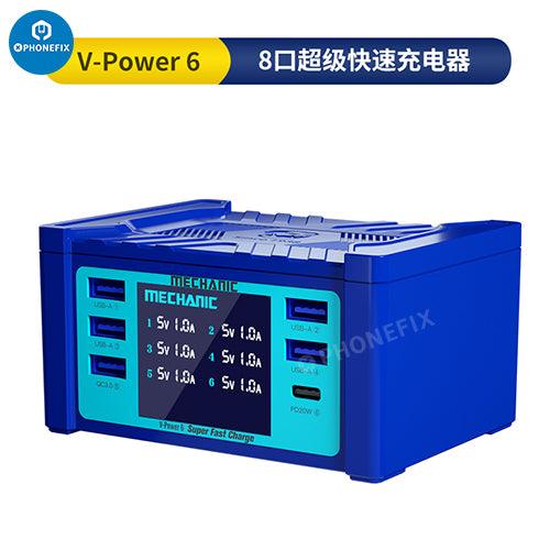 MECHANIC V-Power 6 8 8S Super Fast Charger For iPhone ipad Watches - CHINA PHONEFIX