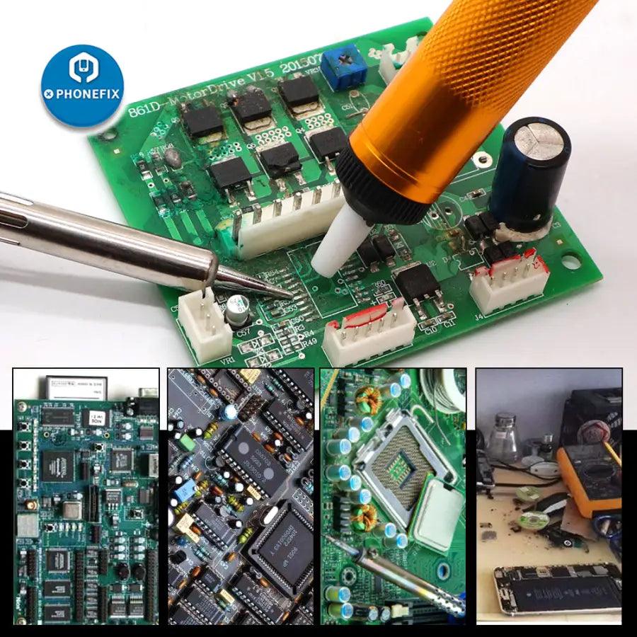 Metal Desoldering Pump Suction Tin Gun Soldering Sucker Pen - CHINA PHONEFIX