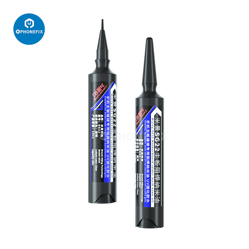 Mijing SG22 UV Solder Mask Ink Paste Flux Nano Oil PBC Rework Tool - CHINA PHONEFIX