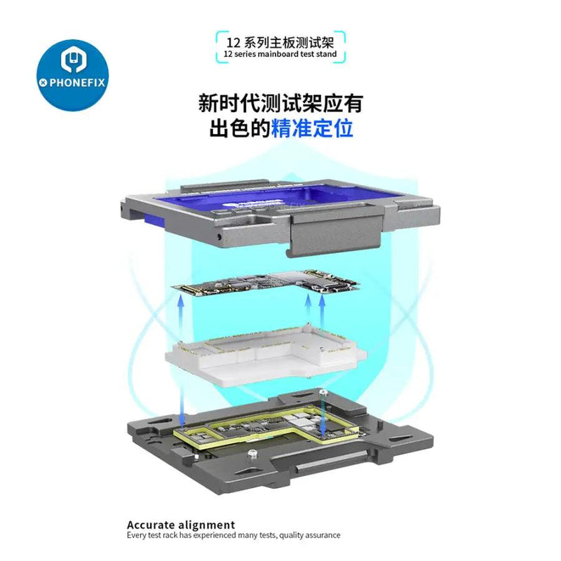 MJ C20 4 IN 1 Motherboard Layering Test Stand For iPhone 12-12Pro max - CHINA PHONEFIX