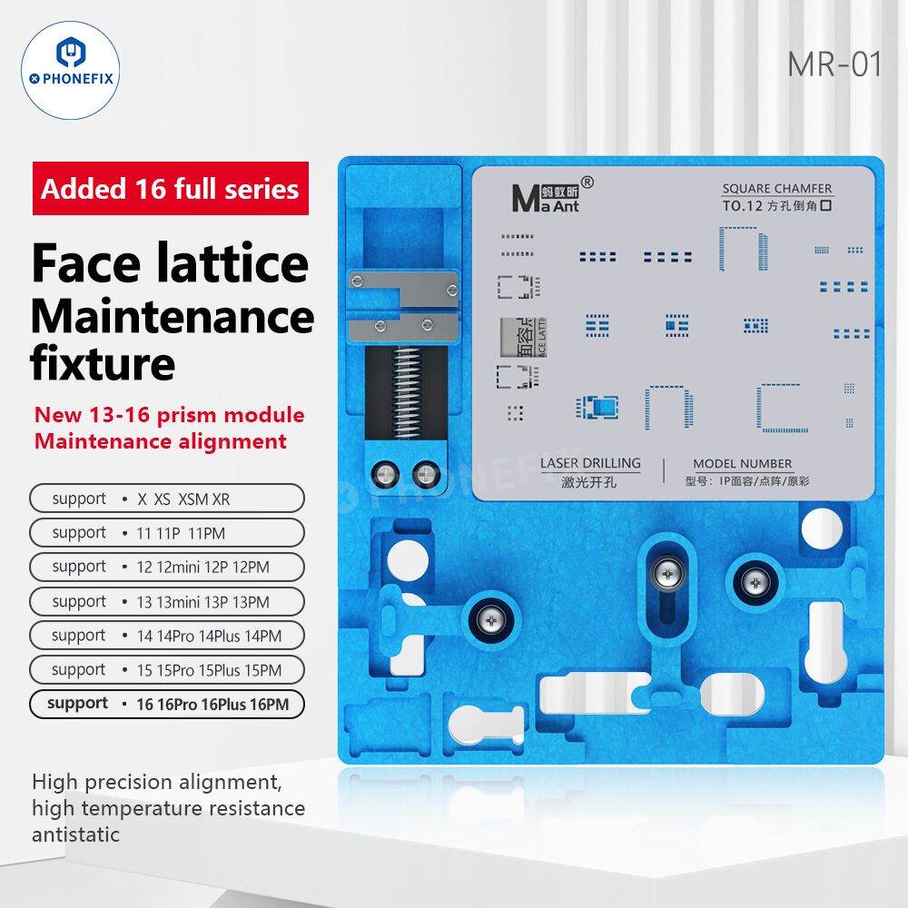Face ID Lattice Repair Fixture Dot Matrix Tester For iPhone X-16 Pro Max