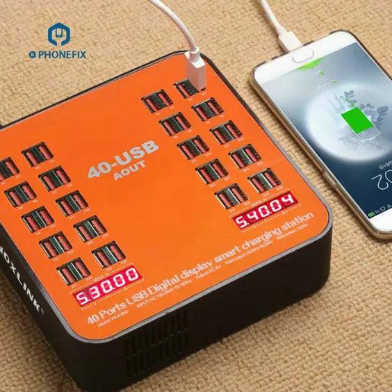 Multiport USB Hub Charging Station 200W 40A 40 Ports Charging Hub - CHINA PHONEFIX