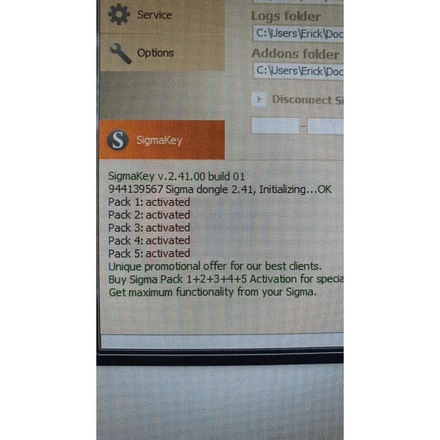 Original Sigma Key Dongle Service Tool for Phone Flashing