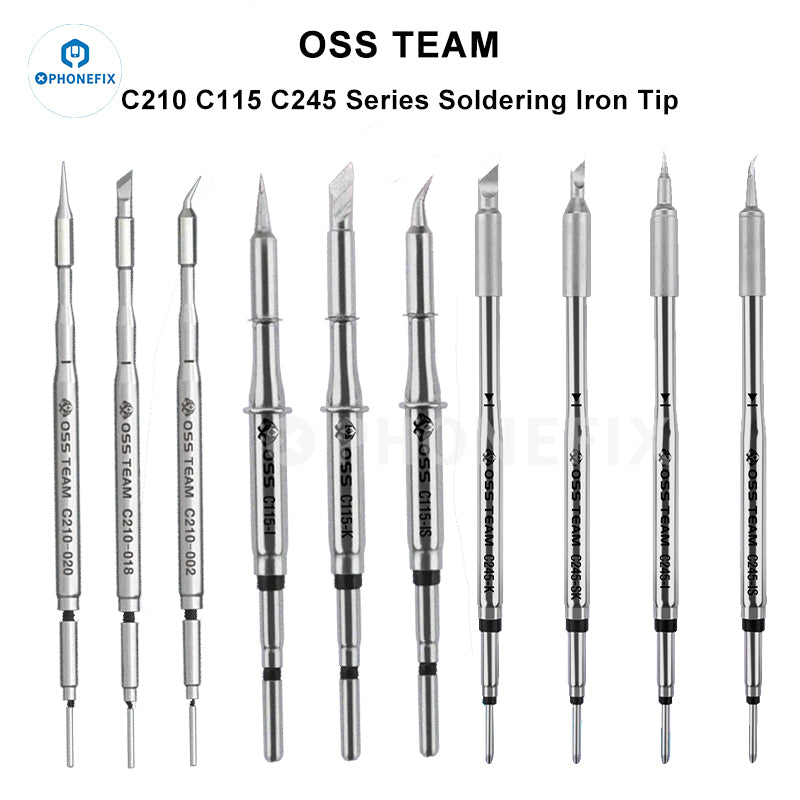 OSS C210 C245 C115 Soldering Iron Tips For T210/115/245 Handle