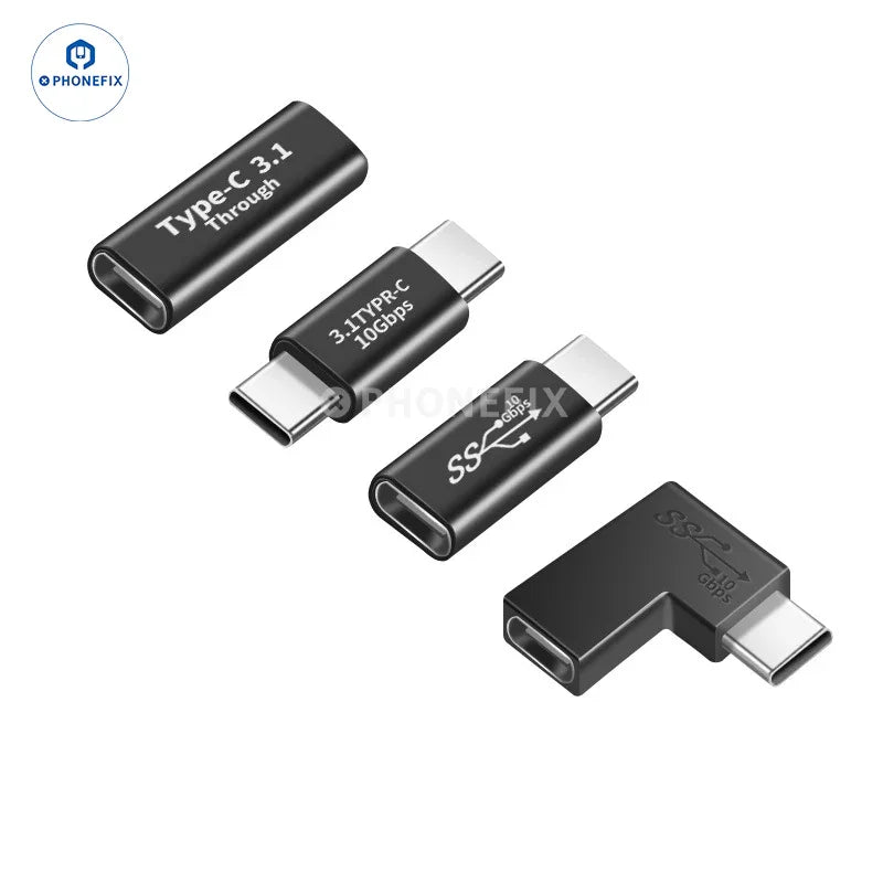 PHONEFIX Type-C USB 3.0/3.1 high-speed transmission adapter for iPhone, showing the sleek connector and compact design.