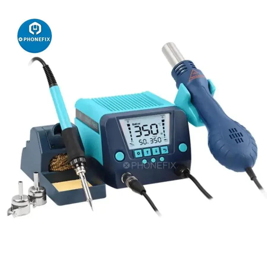 Bakon BK881 2-in-1 LCD digital display rework station with soldering iron for BGA rework, branded by PhoneFix.