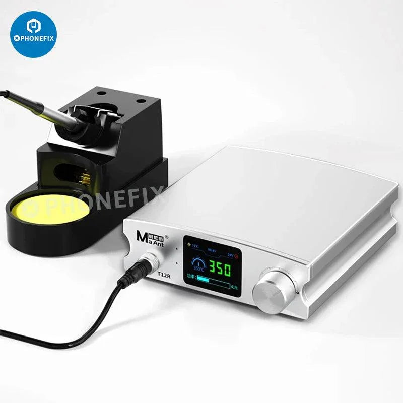 MaAnt T12R intelligent BGA soldering station by PHONEFIX, featuring a compact design for PCB repair and welding tasks.