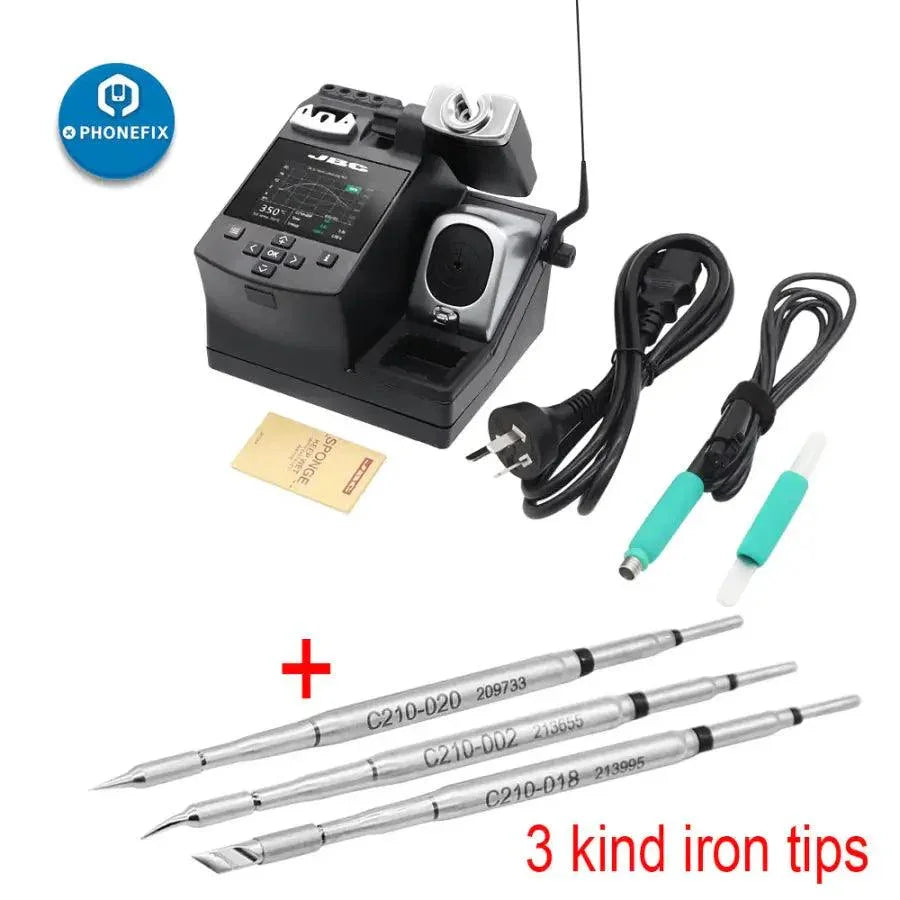 Original JBC CD-2SHE BGA soldering station with quick heat-up to 350°C, featuring precision controls for electronics repair.