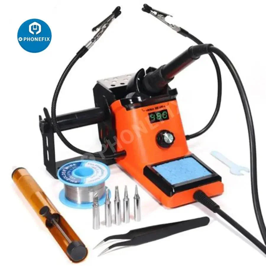 YIHUA 926LED-III 130W BGA soldering station with two handles and repair tool kit, ideal for electronics repair and soldering tasks